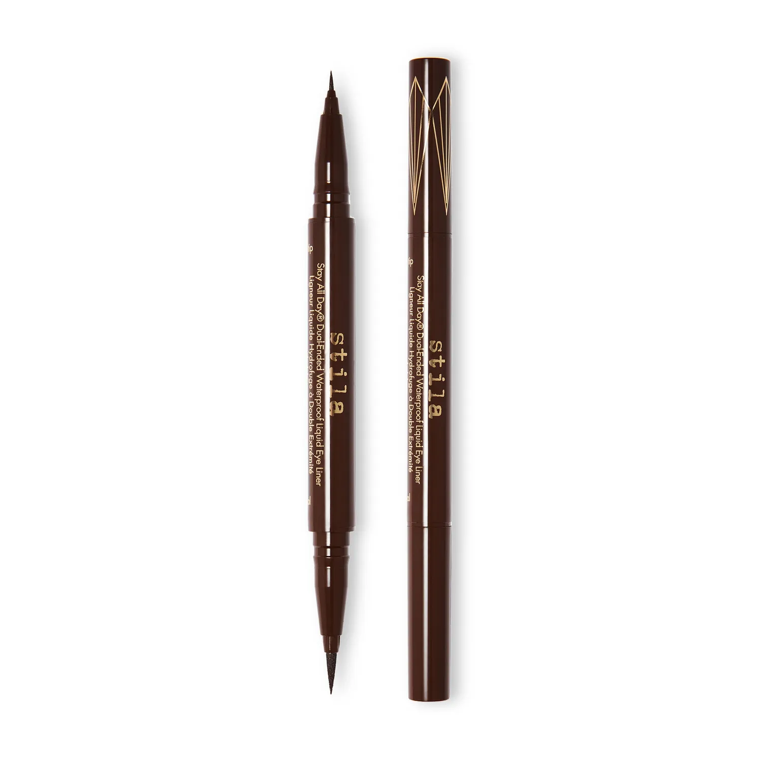 Stila Stay All Day Dual-Ended liquid eyeliner Intense Black waterproof