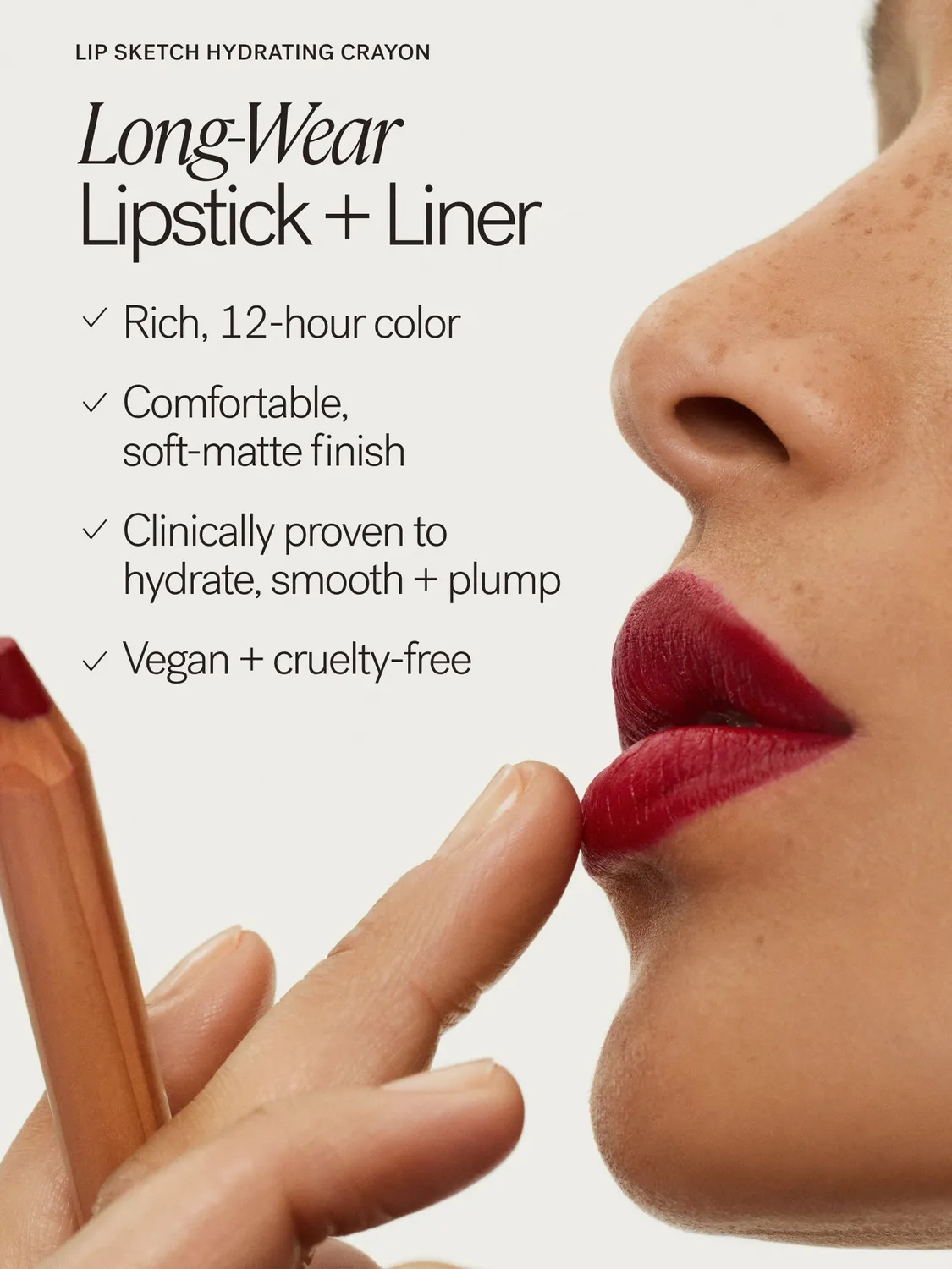 ILIA Beauty Sketch + Glaze lipcombo crayon + gloss