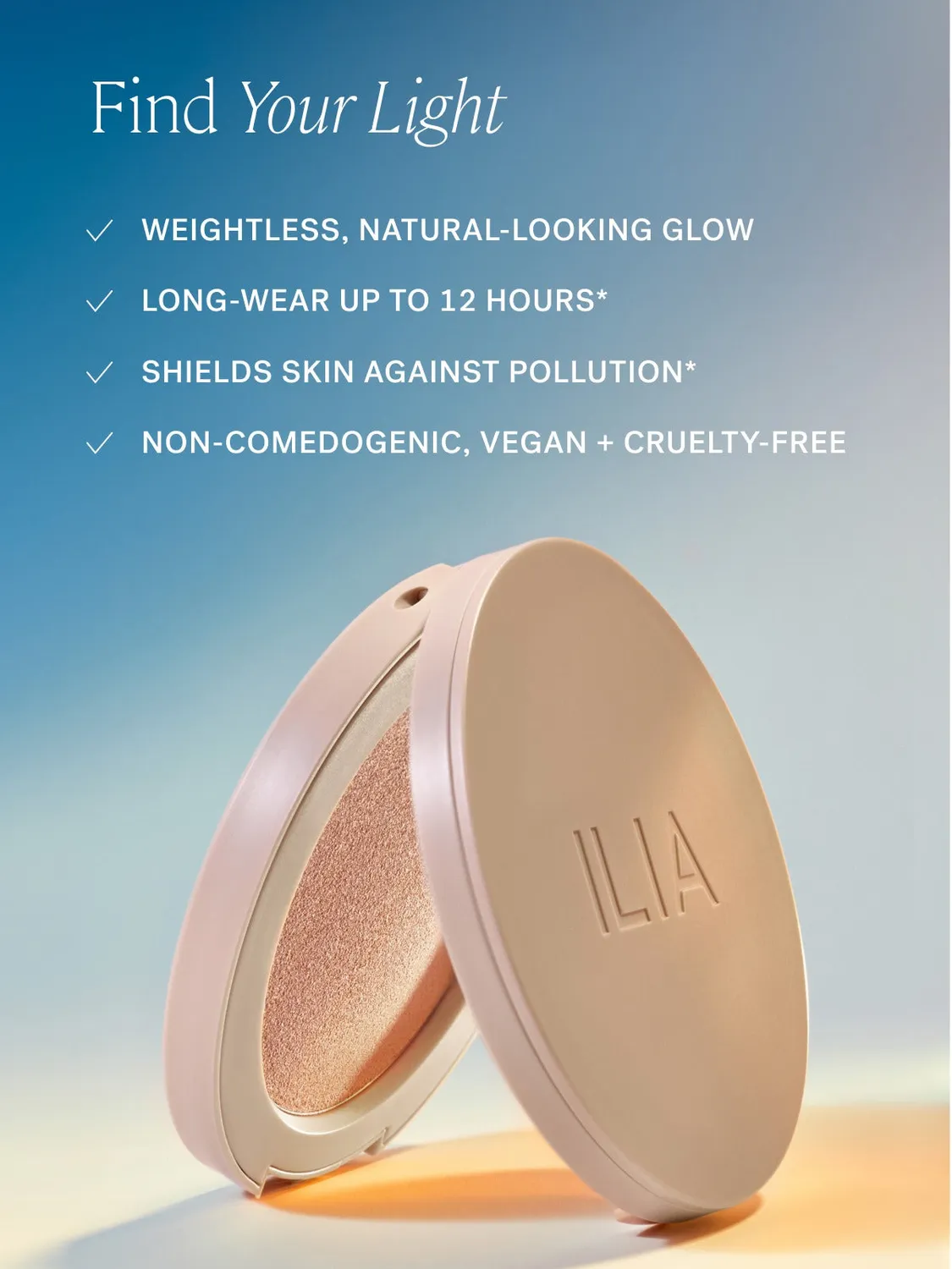 ILIA Beauty Lightshift Cream Highlighter Glint stralend