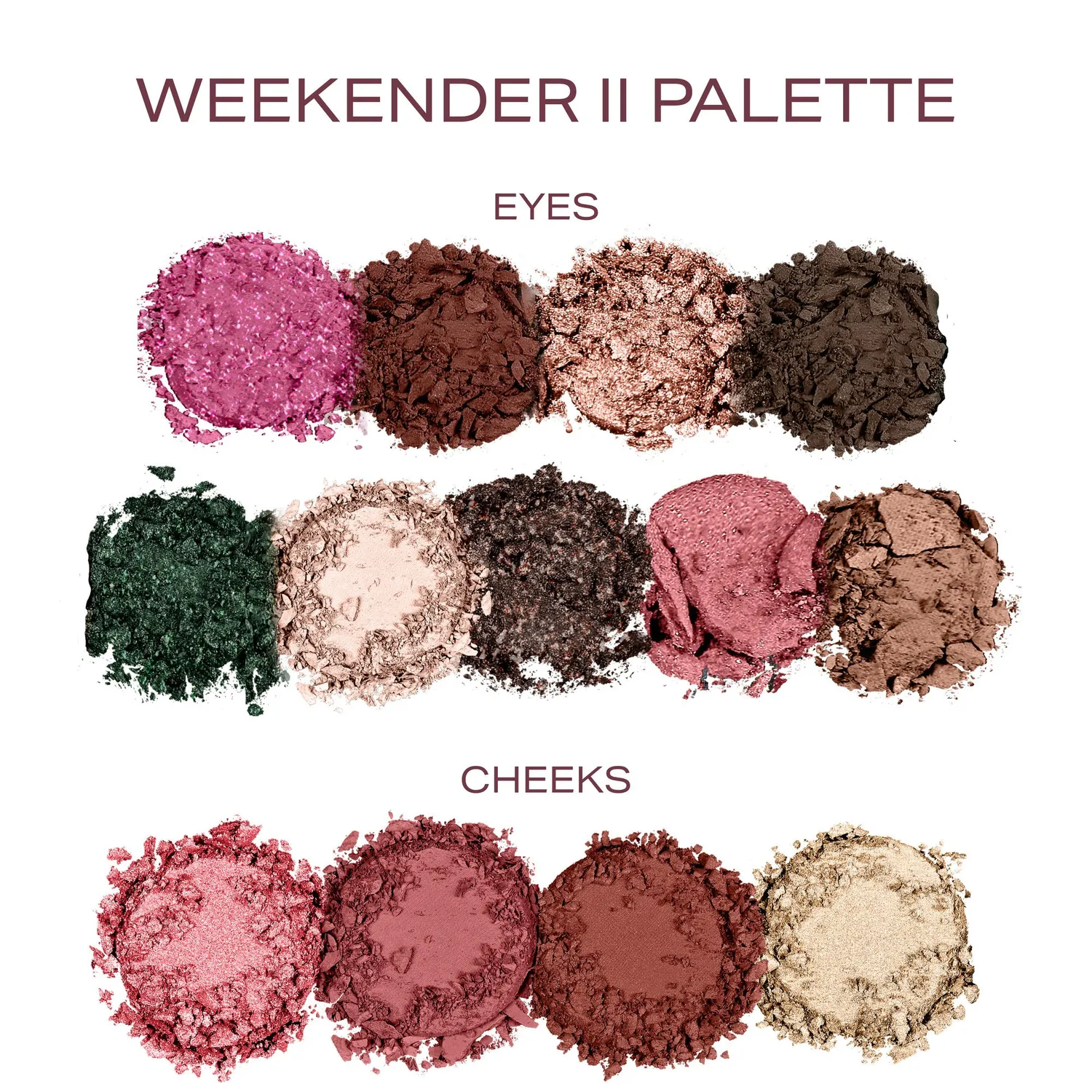 Youngblood Weekender II palette 13 kleuren stralende finish