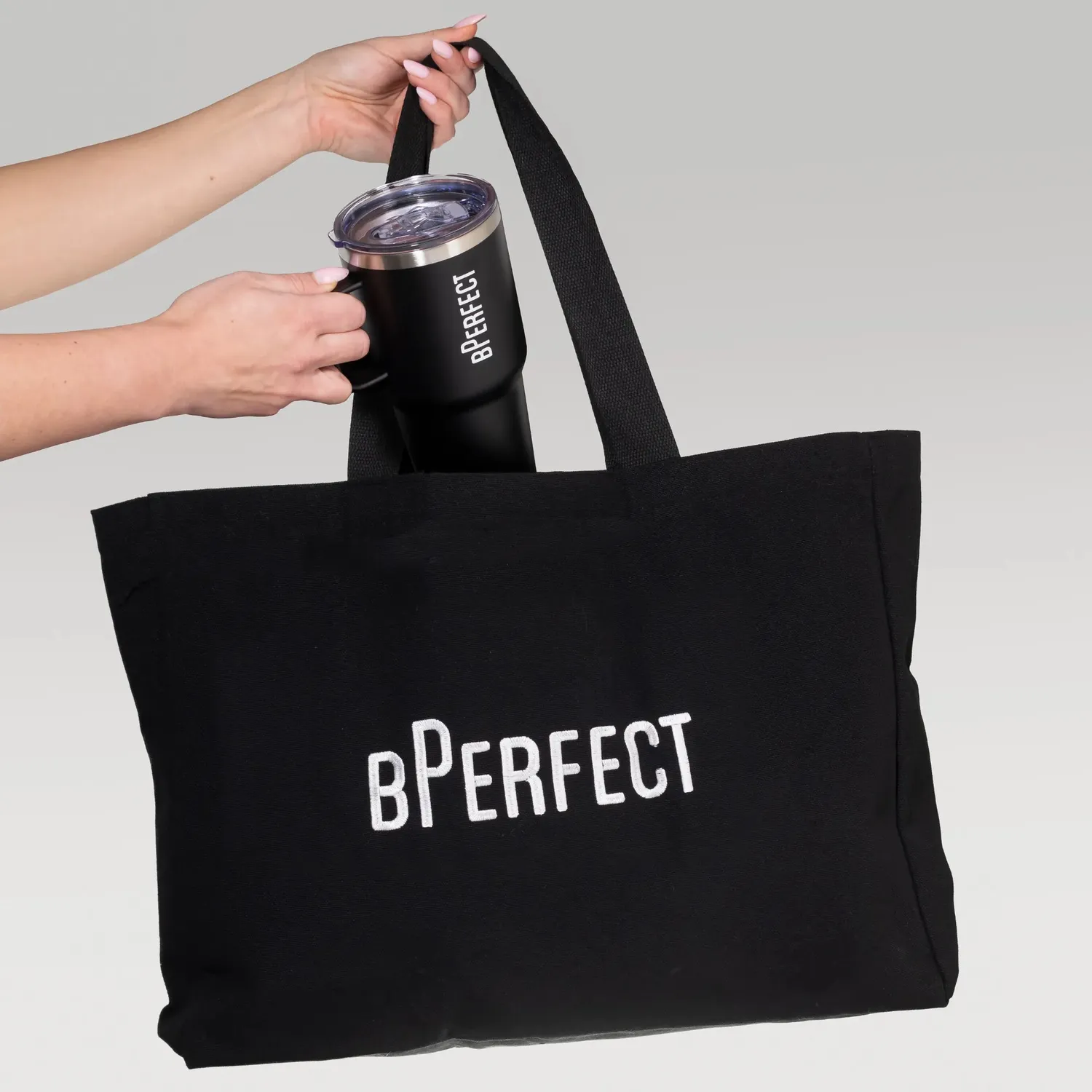 BPerfect Canvas tote bag nature 47cm