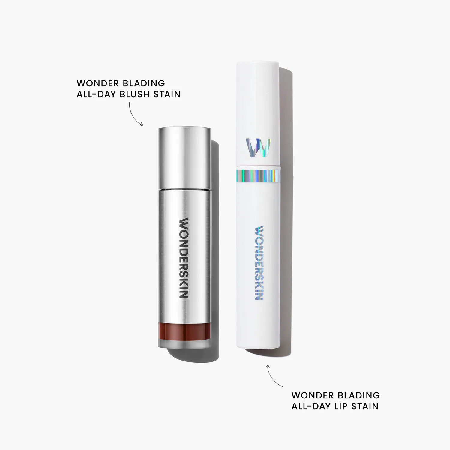 Wonderskin Wonder Blading Lip and Blush Stain Set stralend