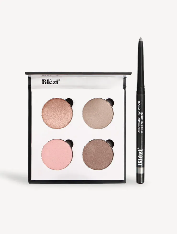 Blezi Blue Eyes Natural oogmake-up set waterproof
