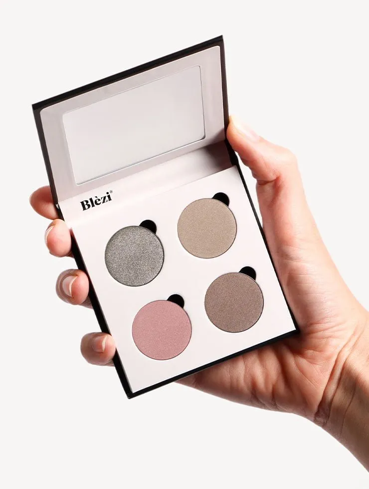 Blezi Grey Eyes Natural oogmake-up set grijs potlood