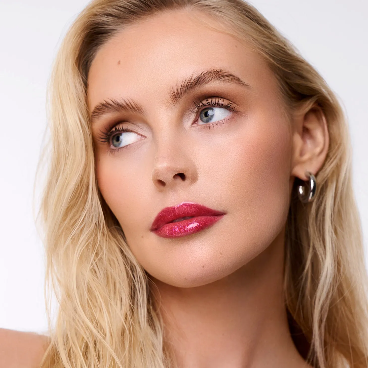 Wonderskin Wonder Blading Top Gloss lipgloss Red Glitter glans