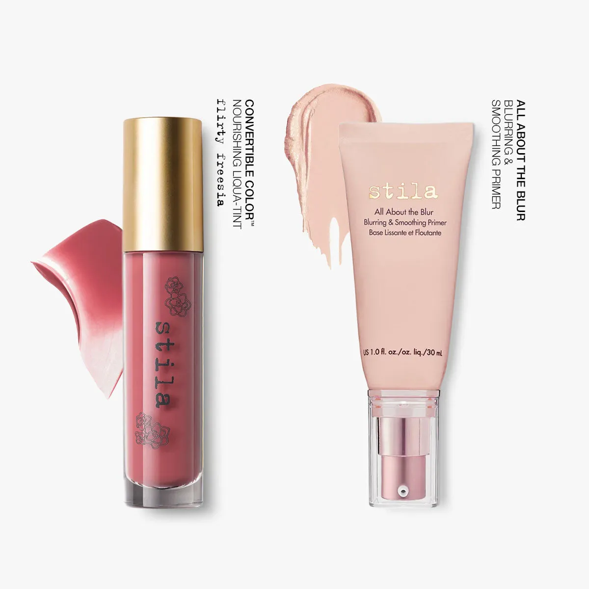 Stila Watercolor Blush Bundle Flirty Freesia blushset zachtroze