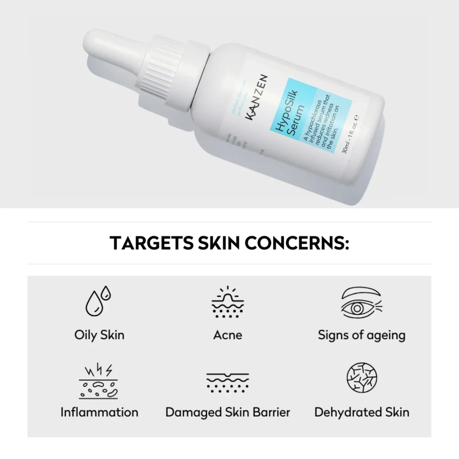 BPerfect Kanzen HypoSilk serum 30ml gevoelige huid