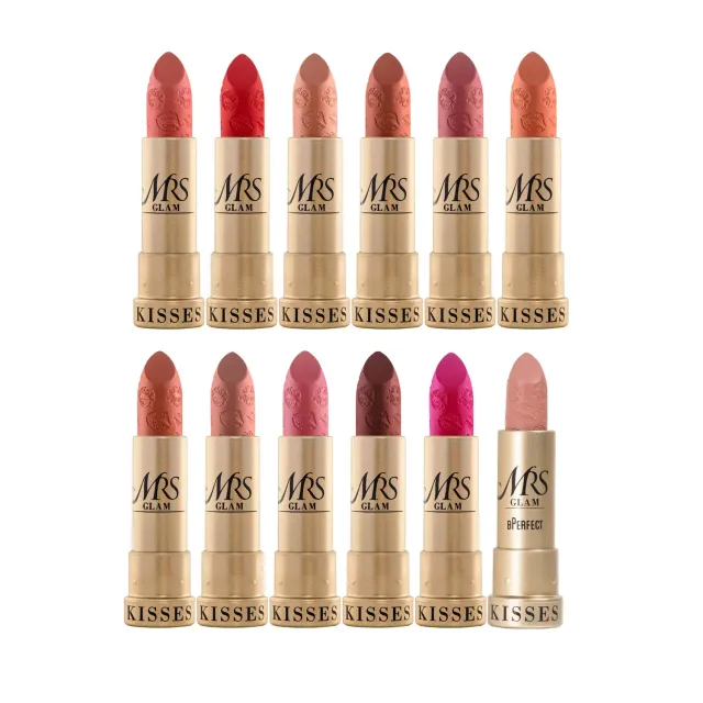 BPerfect Mrs Glam Mrs Kisses Lipstick Cherry Tart romig
