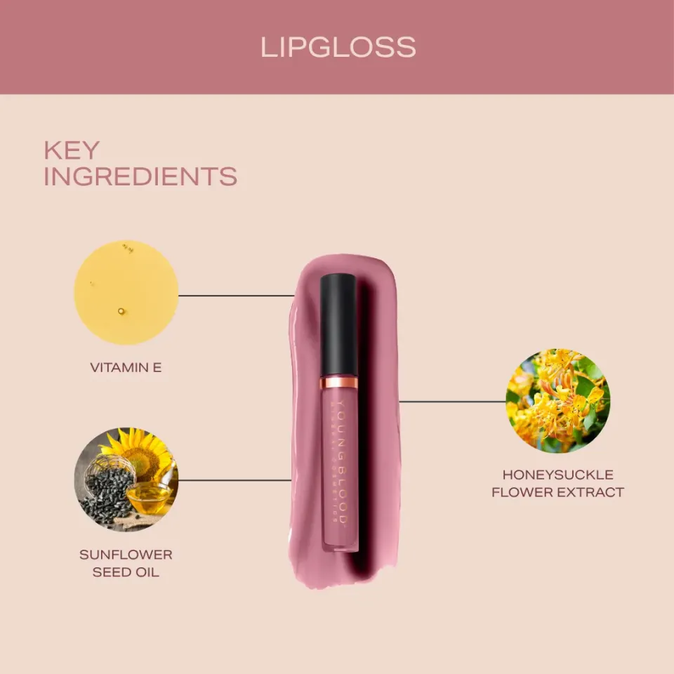 Youngblood Lipgloss lipgloss glans buildable 3 ml