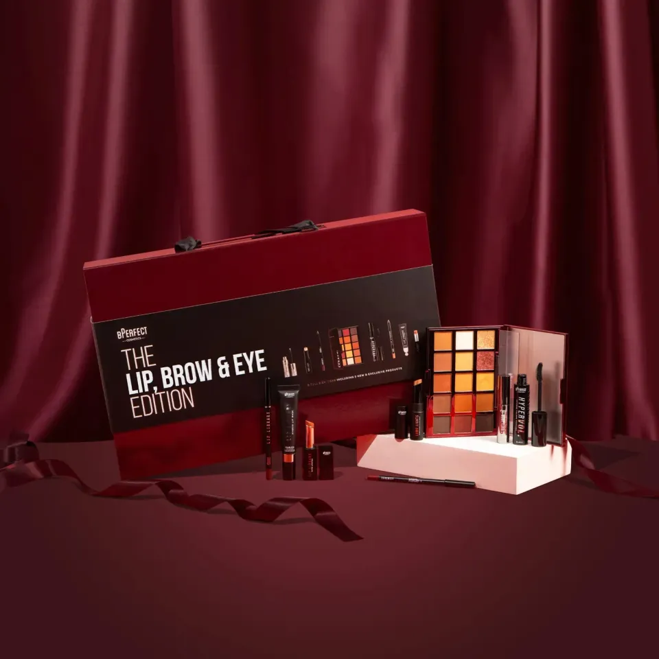 BPerfect Lip Brow Eye Edition giftset met palette en mascara