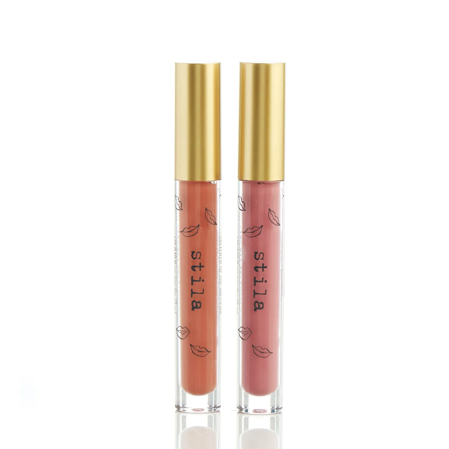 Stila Stay All Day liquid lipstick duo Sugar Peach Petal 2x3 ml