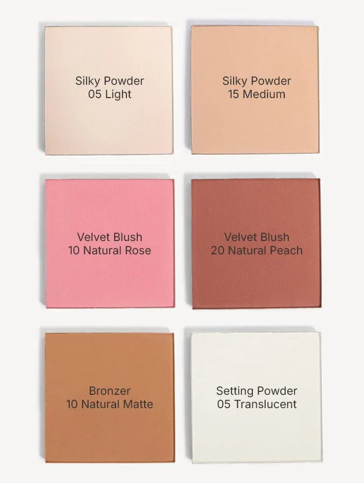 Blezi Face Palette gezichtspalet met 2 poeder refills