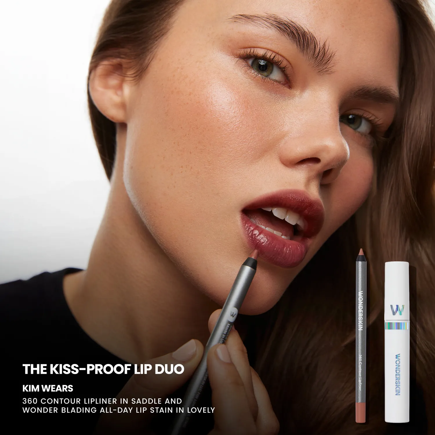 Wonderskin Wonder Blading Kiss-proof lip duo lippenset