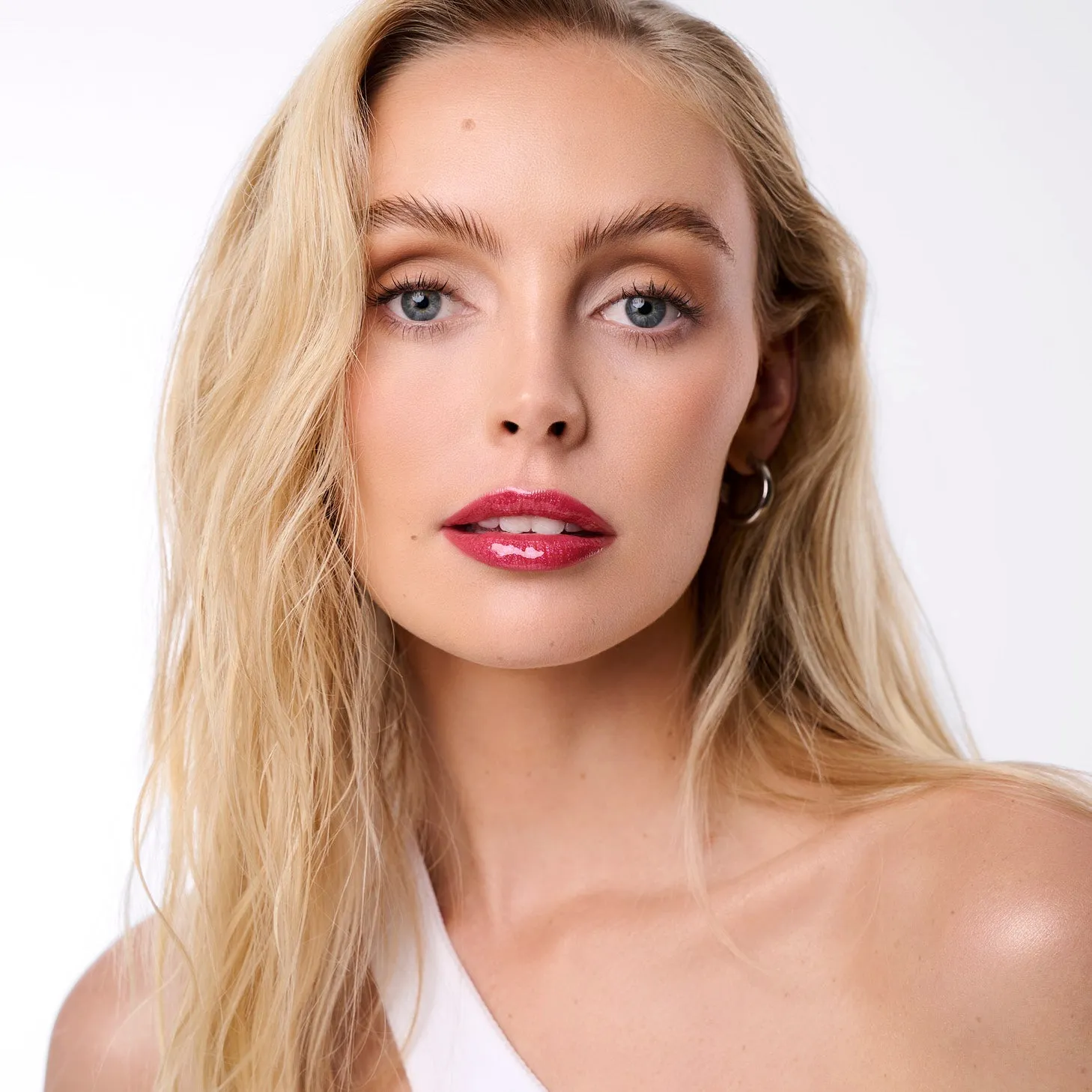 Wonderskin Wonder Blading Top Gloss lipgloss Red Glitter glans