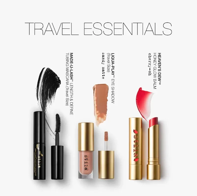Stila Travel Essentials mini make-up set 3-delig glow