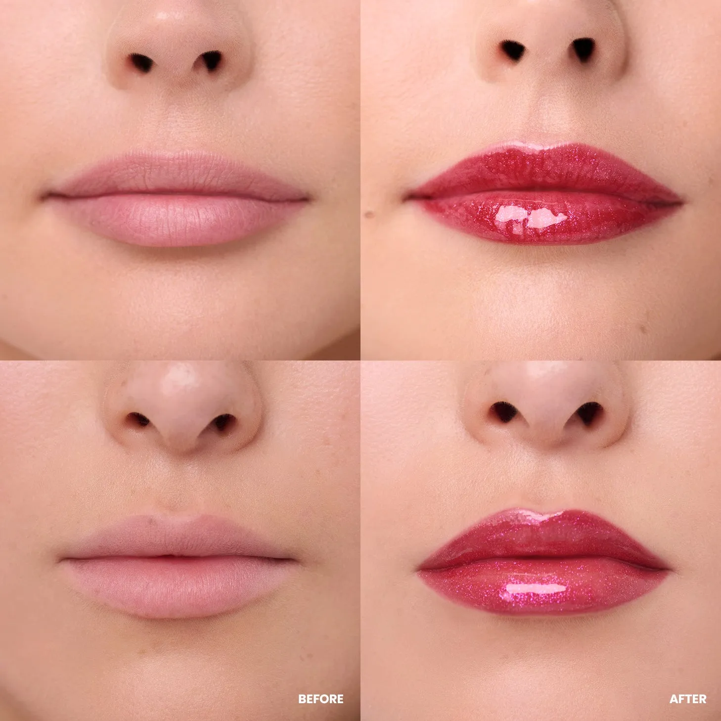 Wonderskin Wonder Blading Top Gloss lipgloss Red Glitter glans
