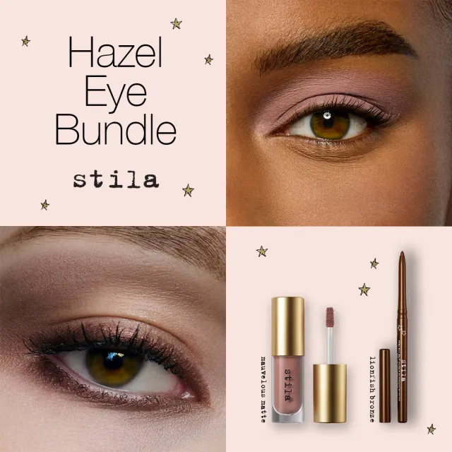 Stila Hazel Eyes oogset Lionfish Bronze + Mauvelous