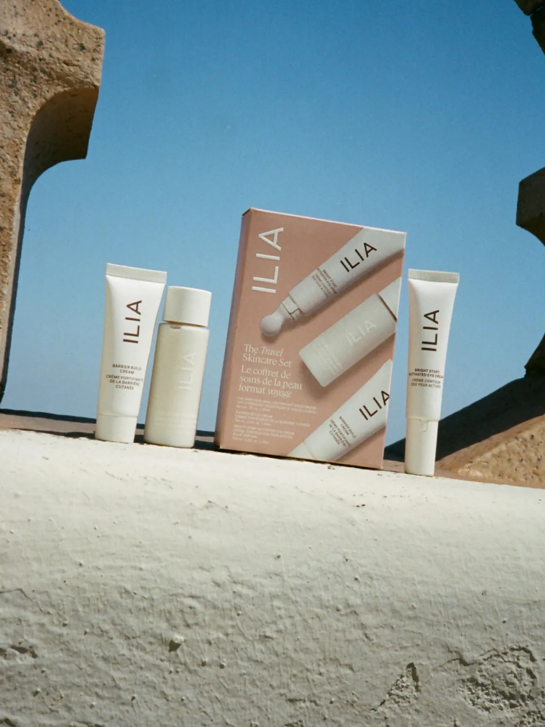 ILIA Beauty Travel Skincare Set mini reisset hydraterend