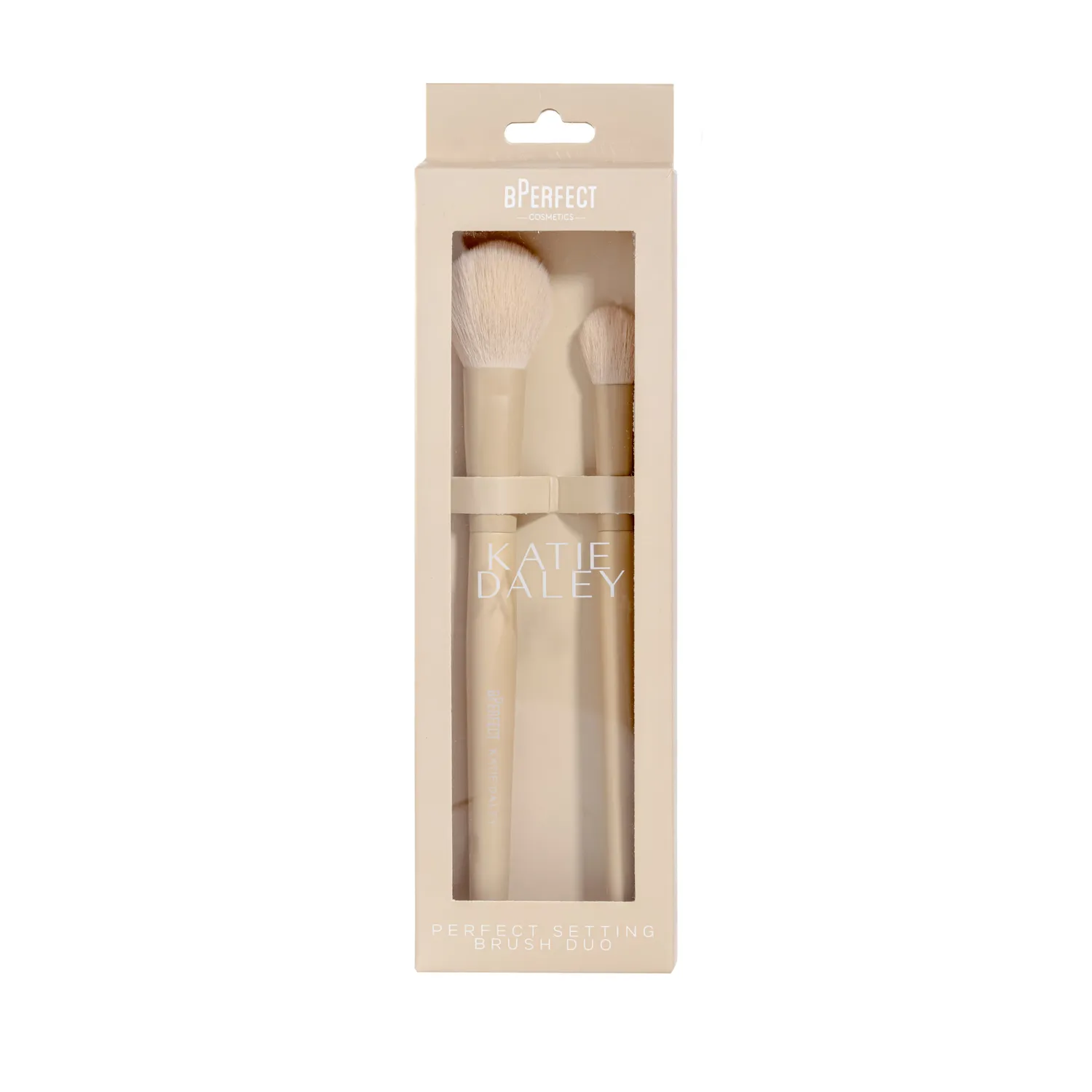 BPerfect Katie Daley Perfect Powder Setting Brush Duo vegan