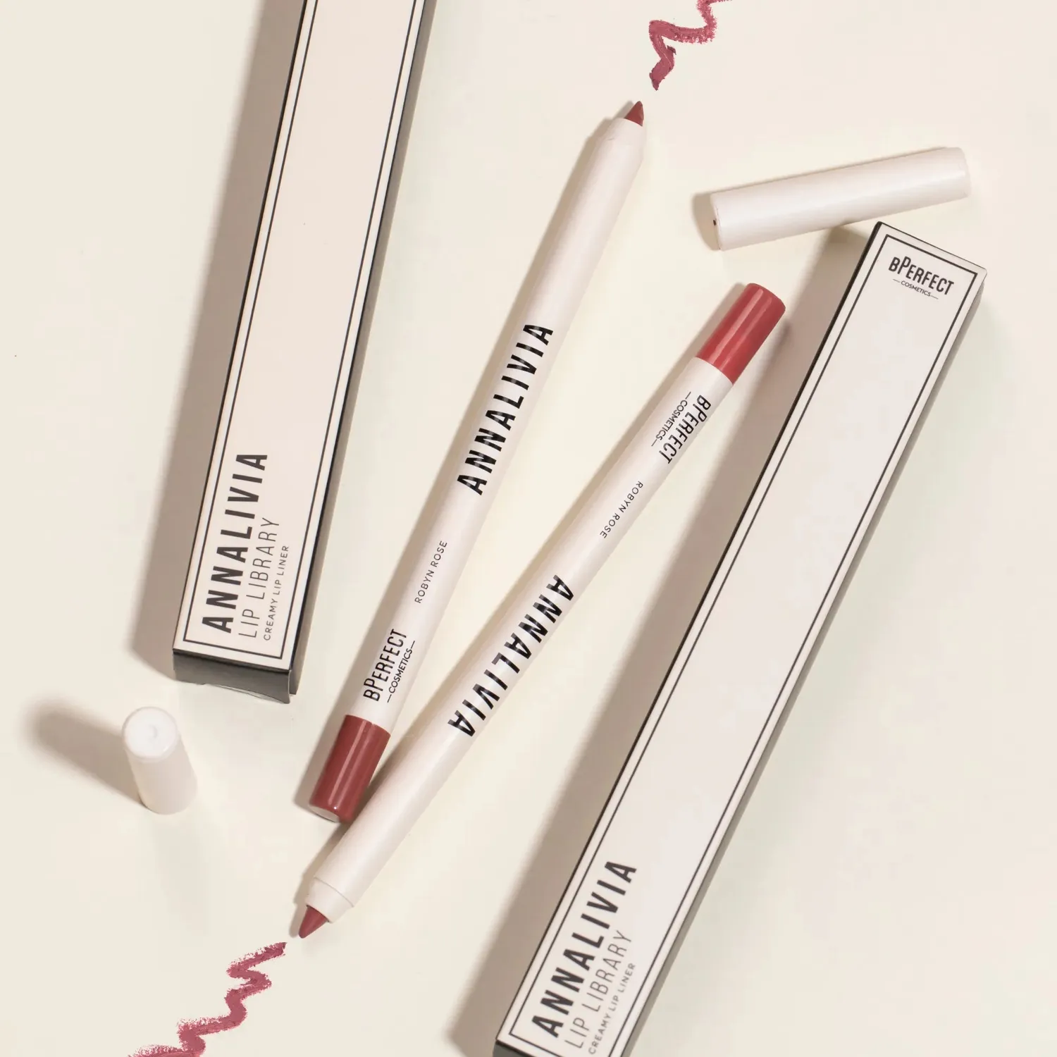 BPerfect Lip Library Lippotlood Robyn Rose MRS 2-pack