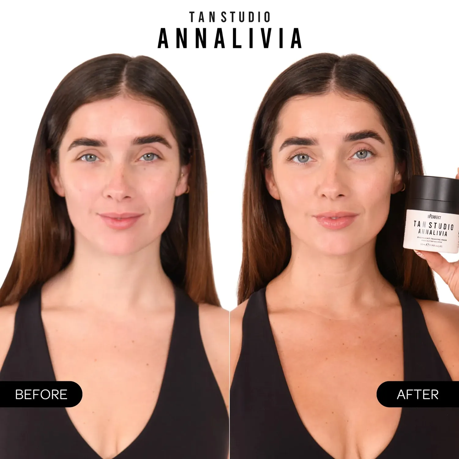 BPerfect Tan Studio Annalivia overnight tanning mask 50ml