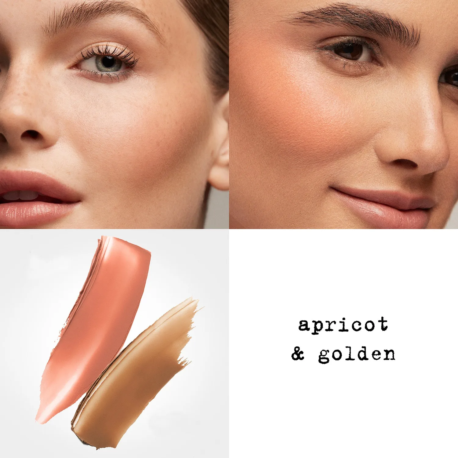 Stila Hydro-Blur Cheek Duo blush apricot golden stick