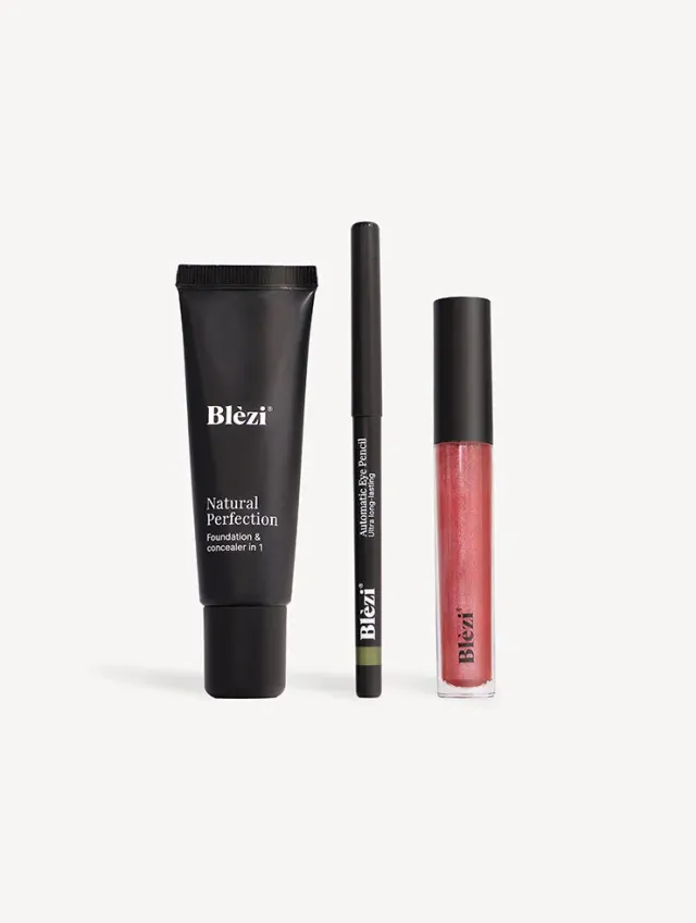 Blezi Starterkit Small make-up set 3-delig natuurlijke basis