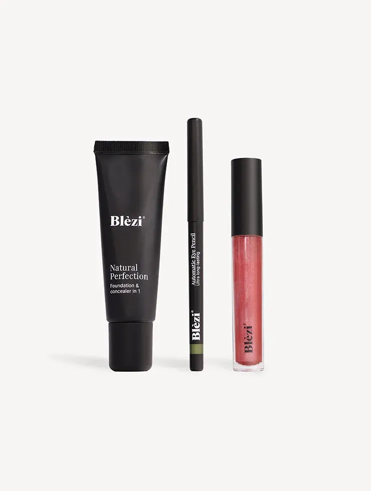 Blezi Starterkit Small make-up set 3-delig natuurlijke basis