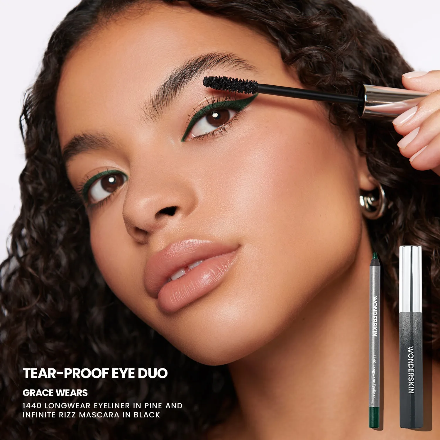 Wonderskin Tear-proof Eye Duo eyeliner mascara set zwart