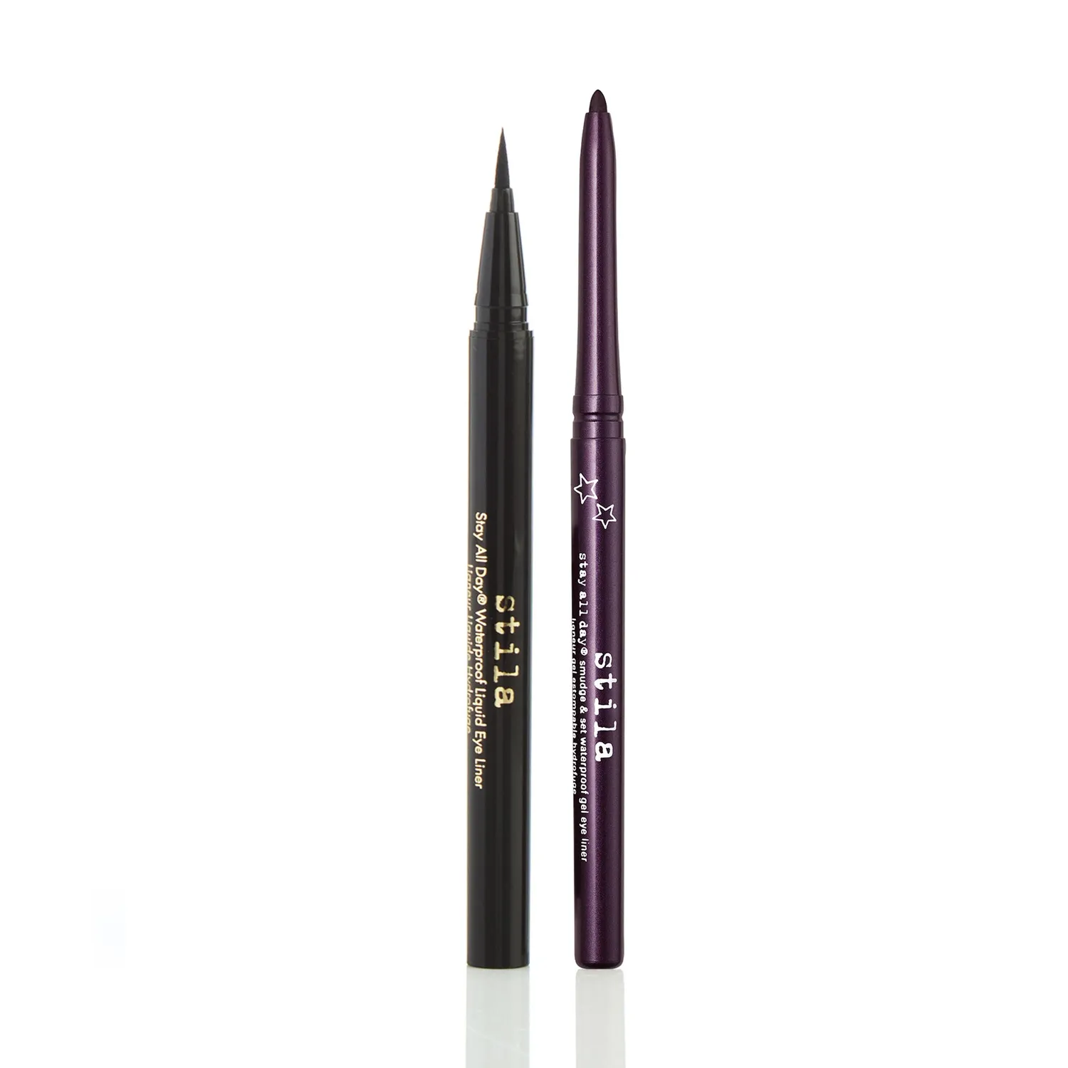 Stila Eye Love This Stay All Day eyeliner duo zwart + pruim full size