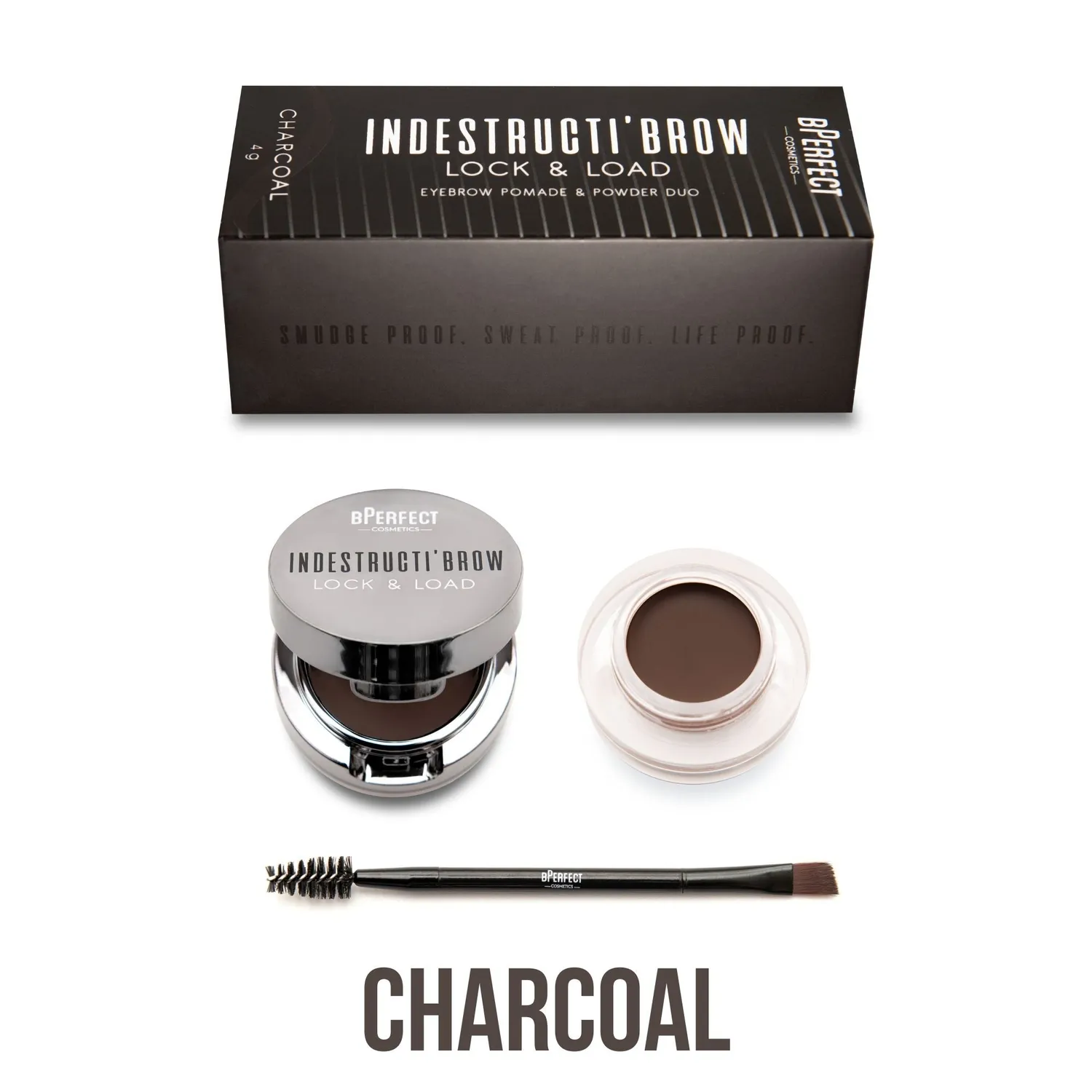 BPerfect IndestructiBrow Lock & Load PRO wenkbrauwset 4 duo's