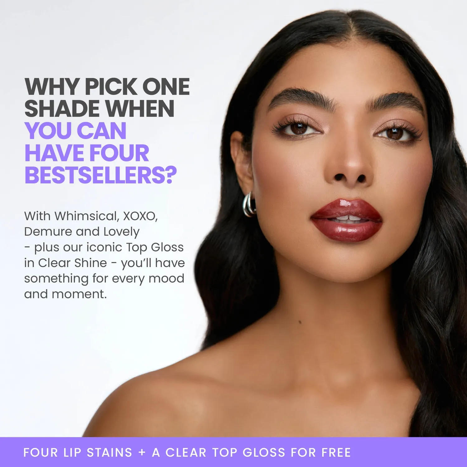 Wonderskin All-Day Lip Set lipstain met gloss 5-delig