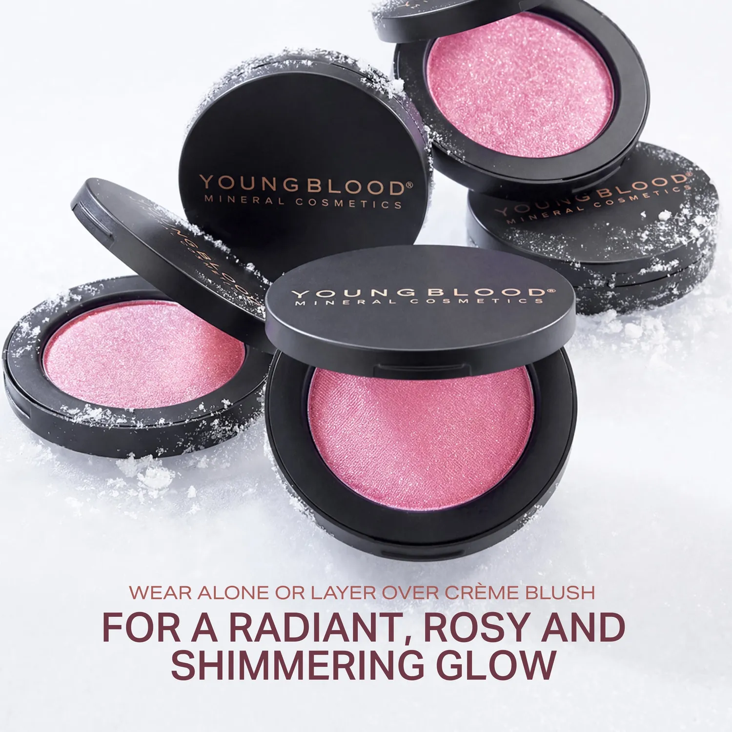 Youngblood Pressed Blush Topper Après-Ski glowy 3 g