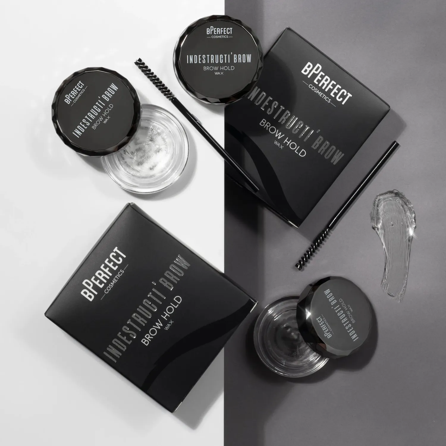 BPerfect IndestructiBrow wenkbrauwwax 6g transparant