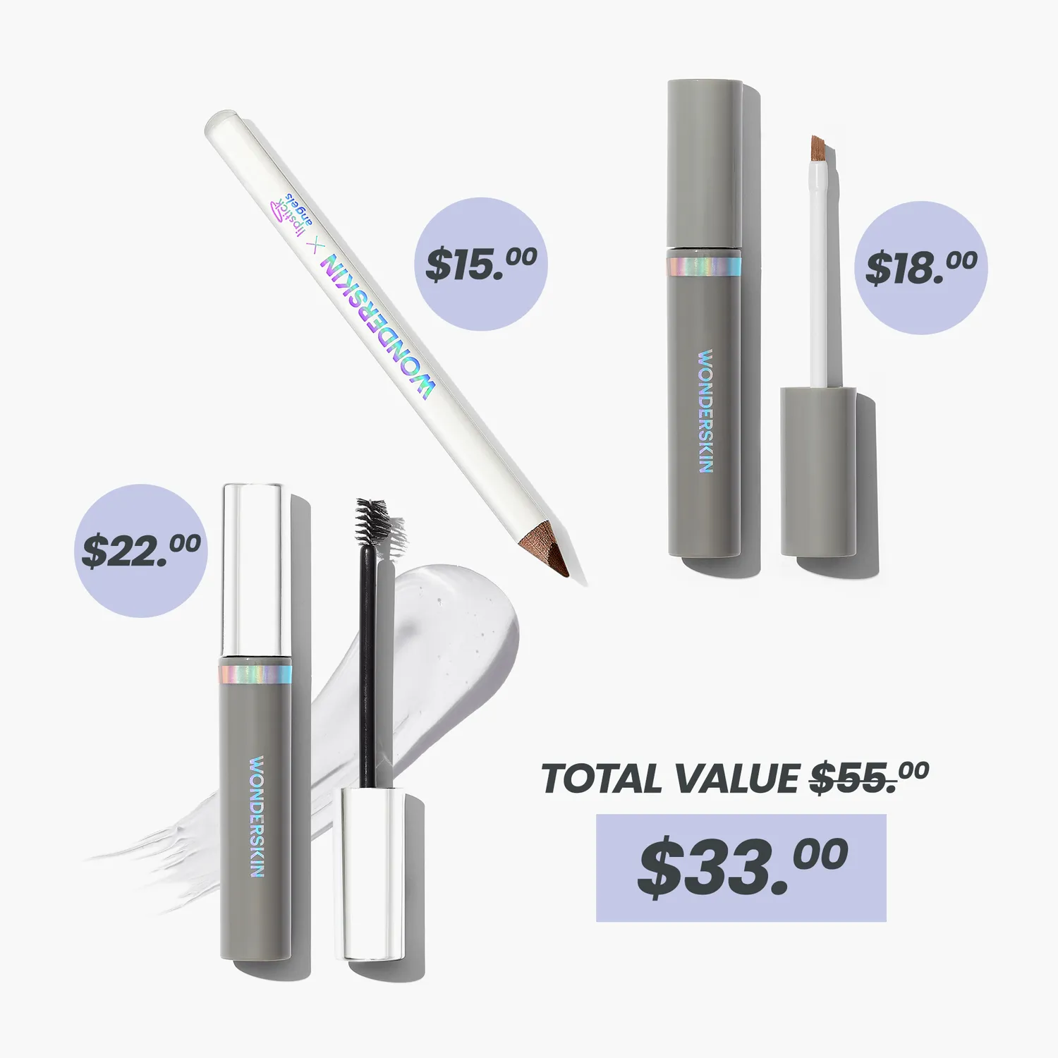 Wonderskin Wonder Blading Brow Set wenkbrauwset blonde langhoudend