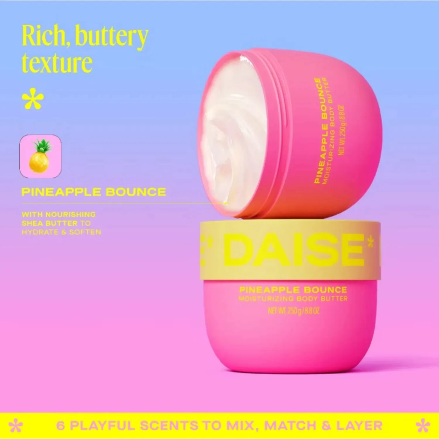 BPerfect Daise Body Butter 250g coconut rijke voeding