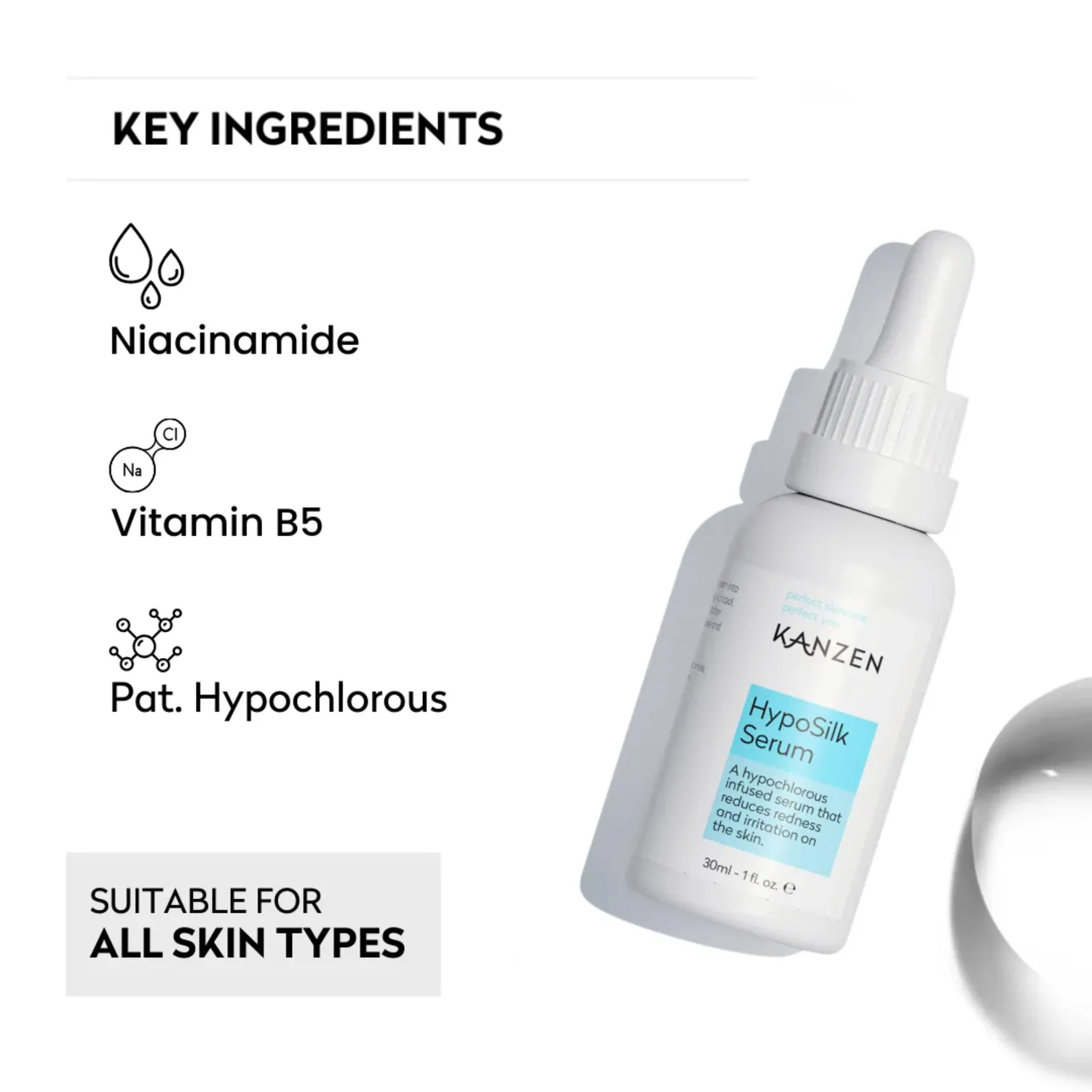 BPerfect Kanzen HypoSilk serum 30ml gevoelige huid