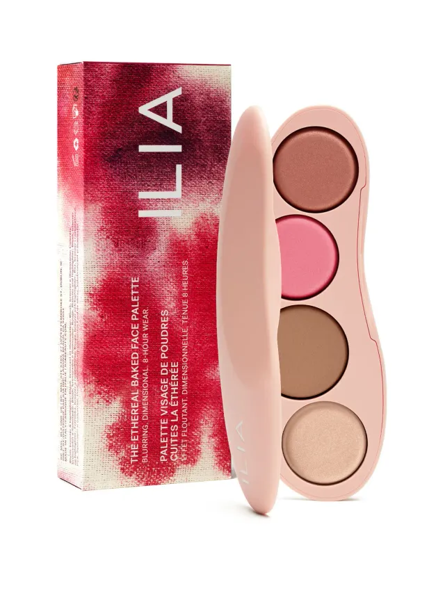 ILIA Ethereal Baked Face Palette blush palette stralend