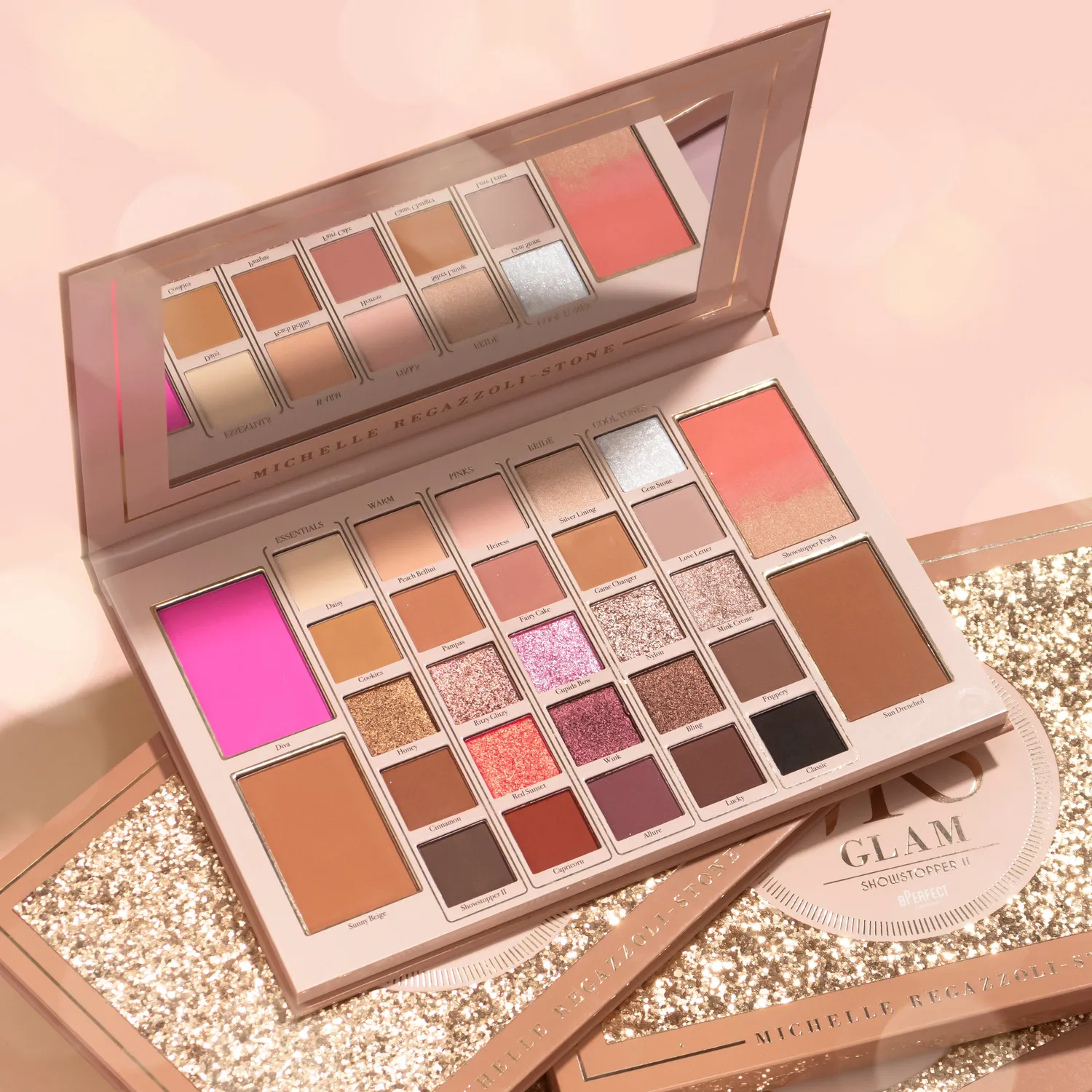 BPerfect Mrs Glam Showstopper II Oogschaduw Palette 25 kleuren