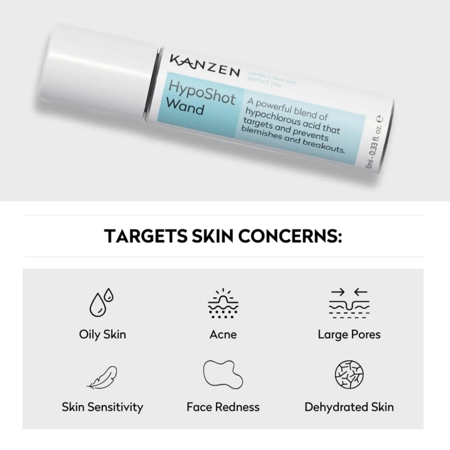 Kanzen HypoShot Wand Roller 10ml Puistjes