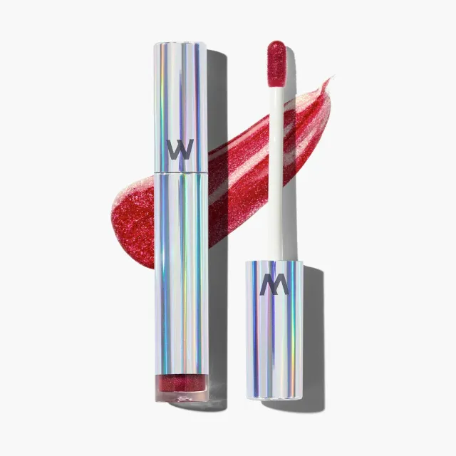 Wonderskin Wonder Blading Top Gloss lipgloss Red Glitter glans
