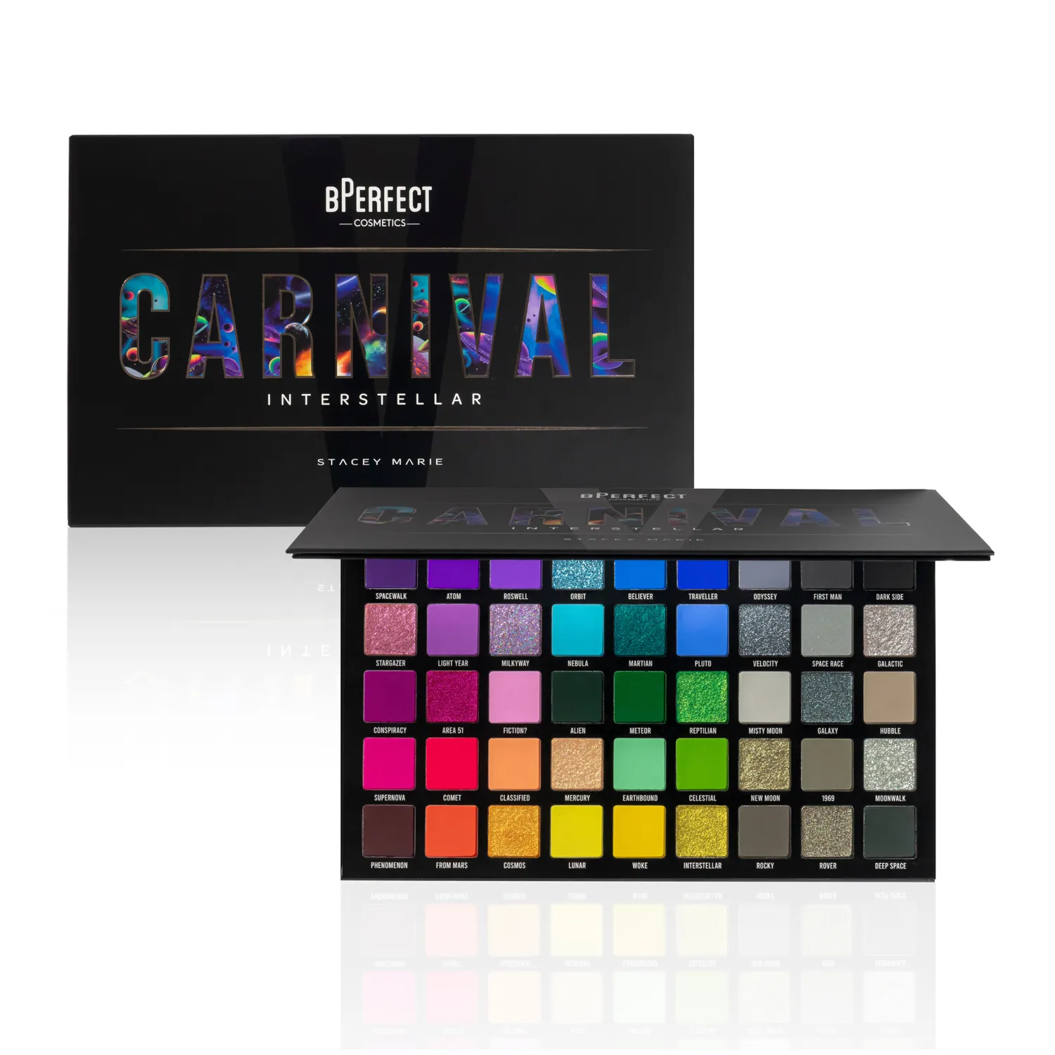 BPerfect Carnival V Interstellar oogschaduwpalette 60g shimmer