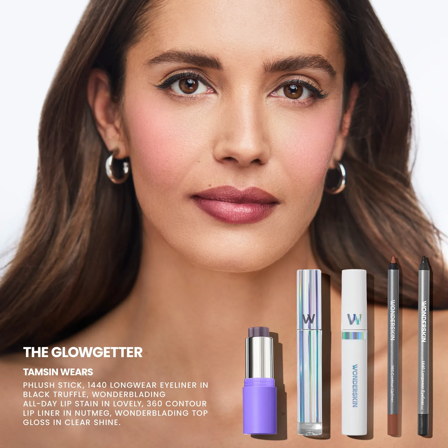 Wonderskin The Icons Edit make-up set met lip eyeliner liner