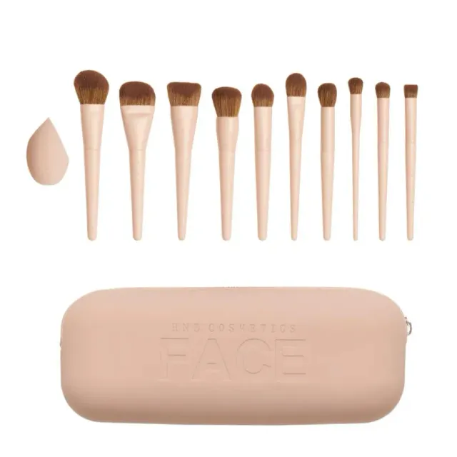 BPerfect HNB Face Brush kwastenset 10-delig met spons