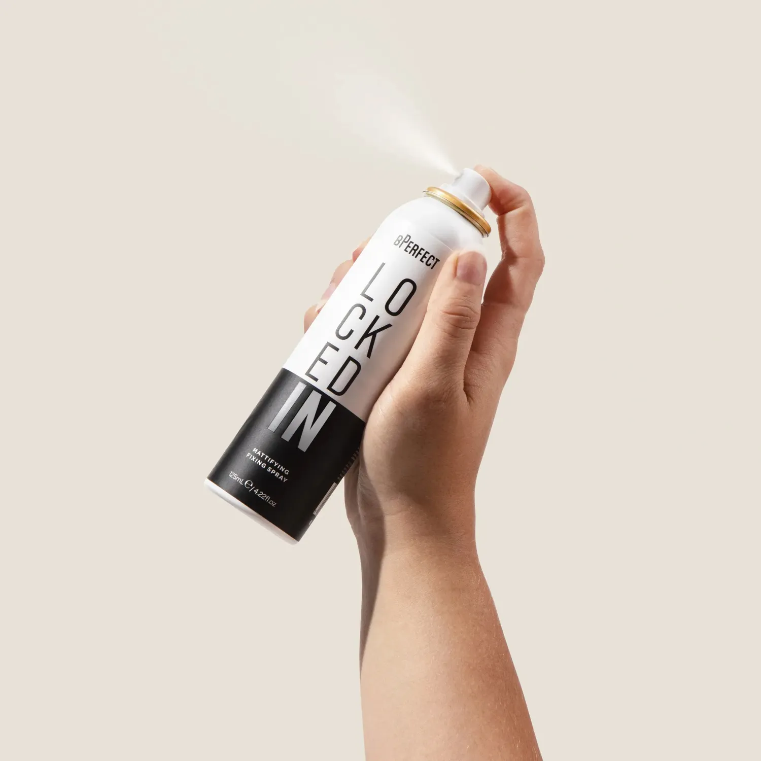 BPerfect Locked In Mattifying Fixing Spray 125ml mat