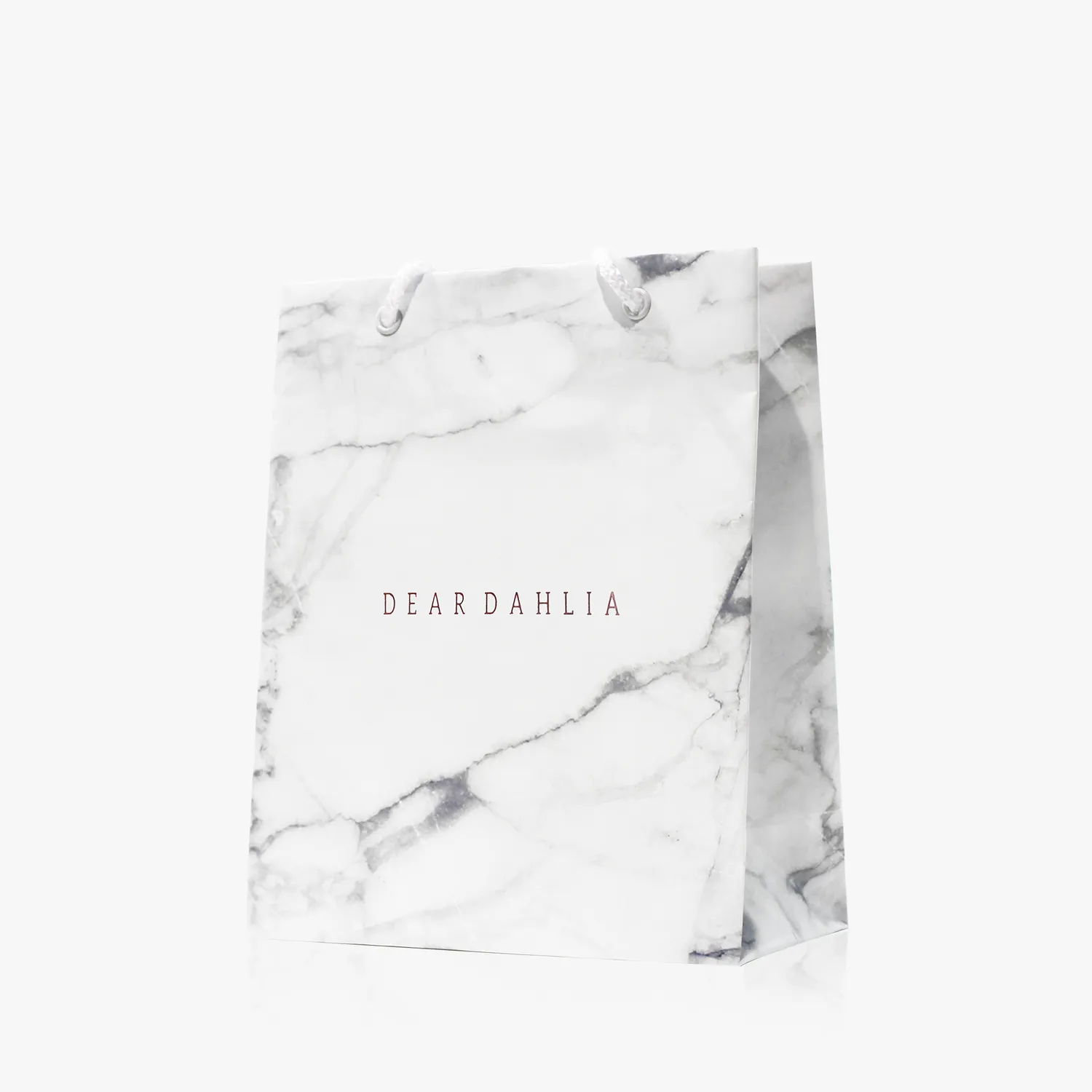 DEAR DAHLIA Gift Bag cadeautasje Small wit marmer