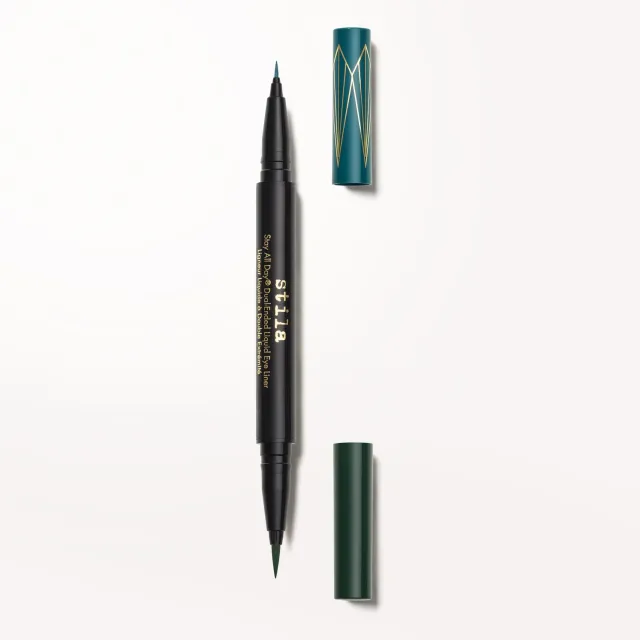 Stila Stay All Day Dual-Ended Liquid Eye Liner Teal Intense Jade