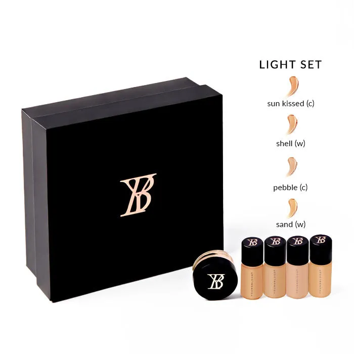 Youngblood Liquid Mineral Foundation Minis proefset Fair