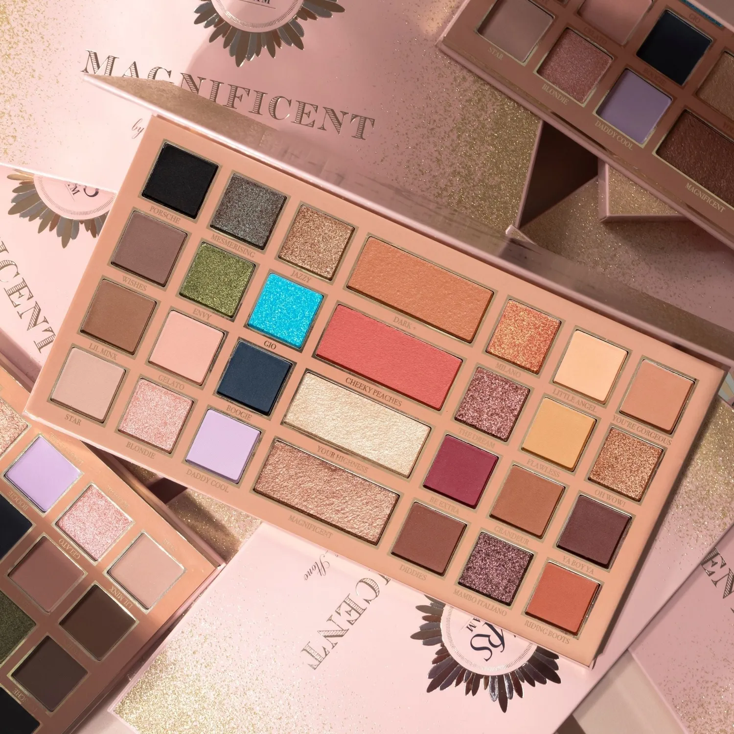 BPerfect Mrs Glam Magnificent Palette oogschaduw 48g