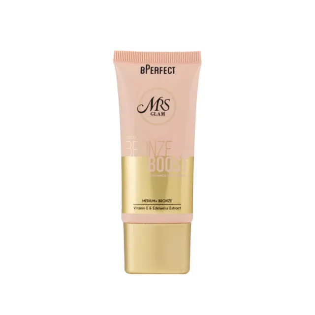 BPerfect Mrs Glam Bronze Boost gel bronzer Medium+ 30ml